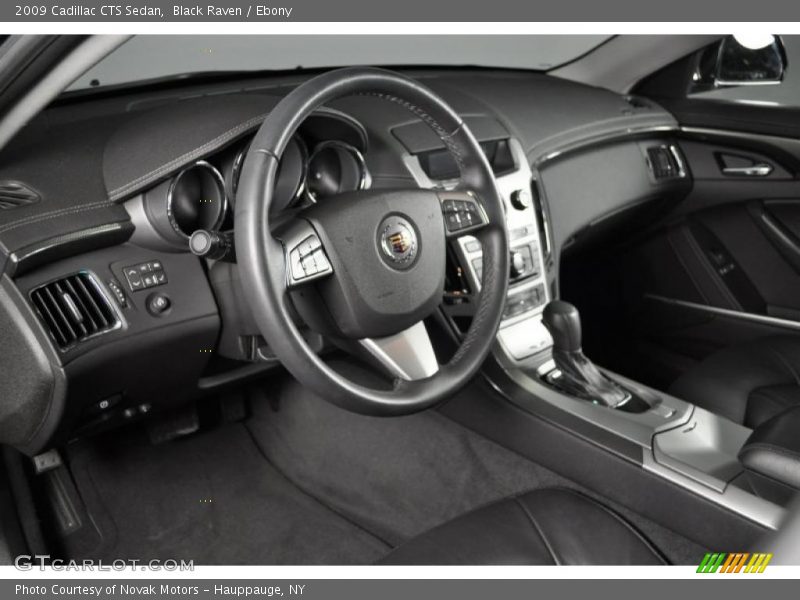 Ebony Interior - 2009 CTS Sedan 