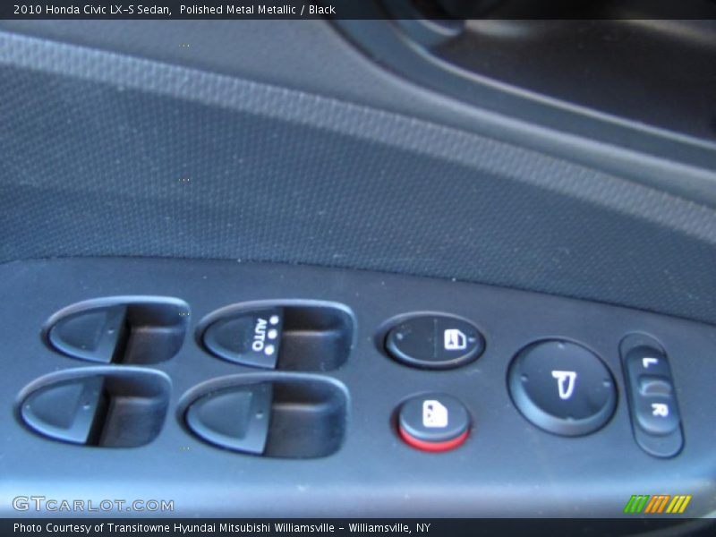 Polished Metal Metallic / Black 2010 Honda Civic LX-S Sedan