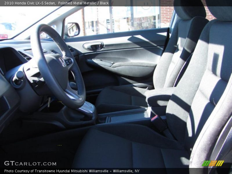 Polished Metal Metallic / Black 2010 Honda Civic LX-S Sedan
