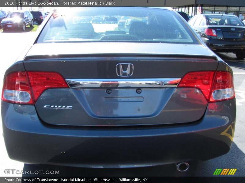 Polished Metal Metallic / Black 2010 Honda Civic LX-S Sedan