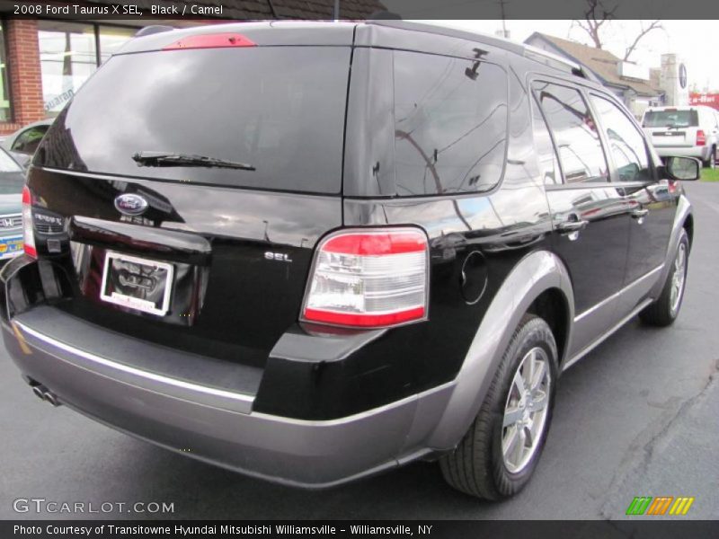 Black / Camel 2008 Ford Taurus X SEL