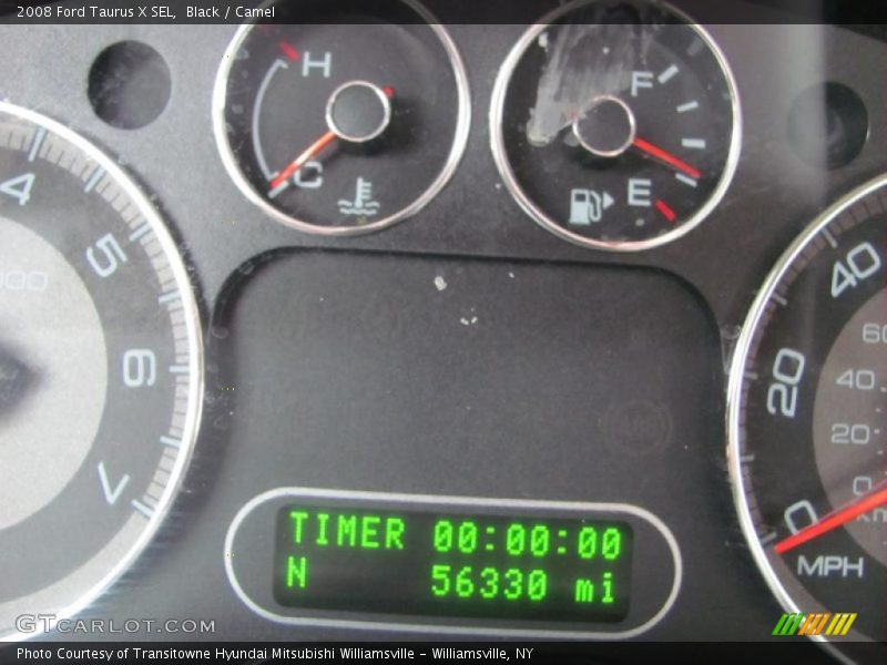 Black / Camel 2008 Ford Taurus X SEL