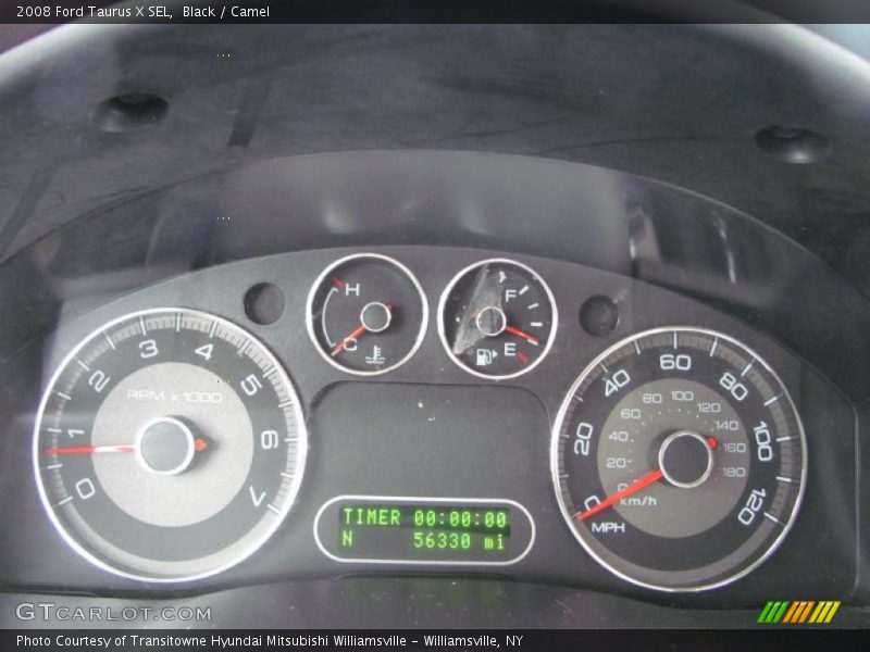 Black / Camel 2008 Ford Taurus X SEL