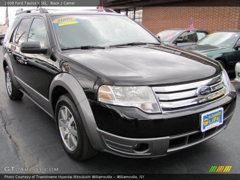 Black / Camel 2008 Ford Taurus X SEL