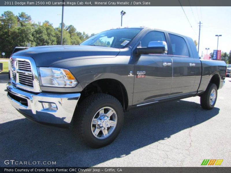 Front 3/4 View of 2011 Ram 2500 HD Laramie Mega Cab 4x4
