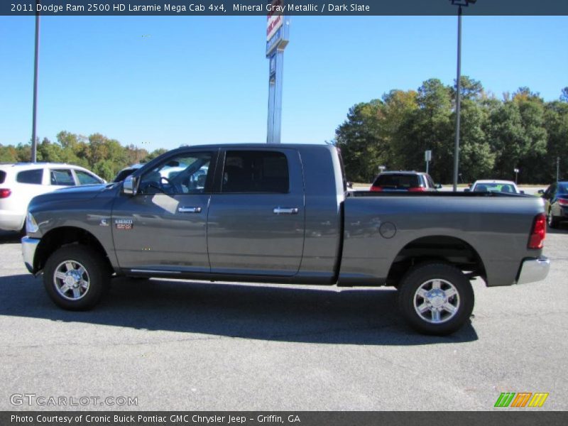 Mineral Gray Metallic / Dark Slate 2011 Dodge Ram 2500 HD Laramie Mega Cab 4x4