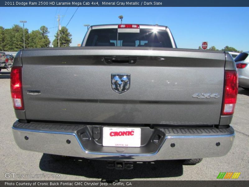 Mineral Gray Metallic / Dark Slate 2011 Dodge Ram 2500 HD Laramie Mega Cab 4x4