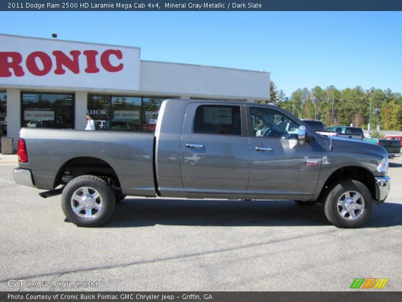 Mineral Gray Metallic / Dark Slate 2011 Dodge Ram 2500 HD Laramie Mega Cab 4x4