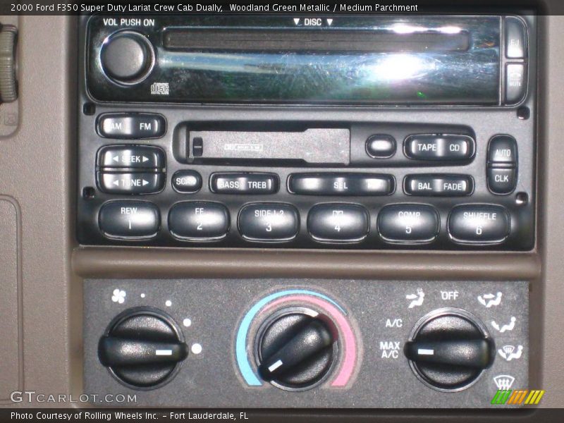 Woodland Green Metallic / Medium Parchment 2000 Ford F350 Super Duty Lariat Crew Cab Dually