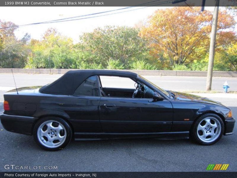 Cosmos Black Metallic / Black 1999 BMW M3 Convertible