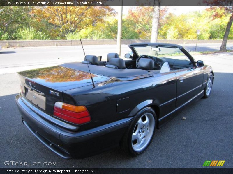 Cosmos Black Metallic / Black 1999 BMW M3 Convertible