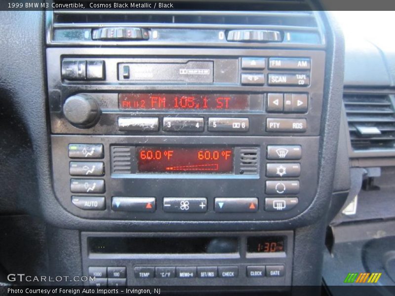 Controls of 1999 M3 Convertible