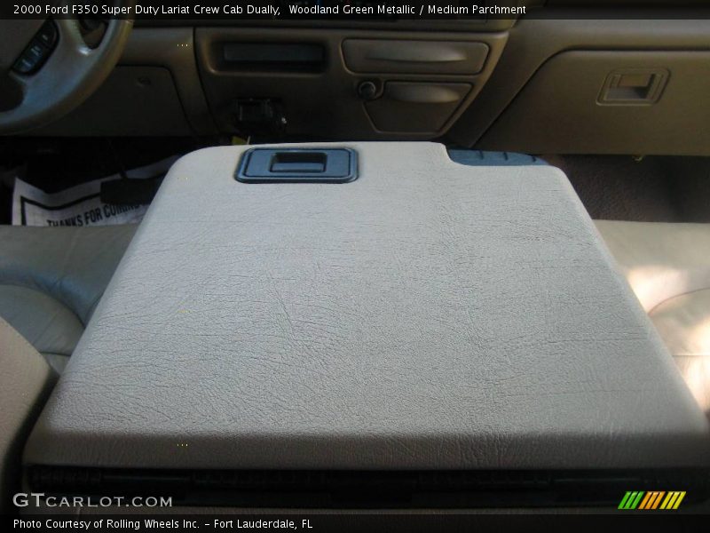 Woodland Green Metallic / Medium Parchment 2000 Ford F350 Super Duty Lariat Crew Cab Dually