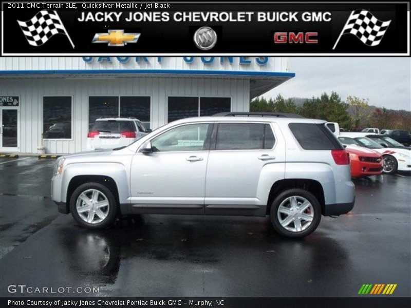 Quicksilver Metallic / Jet Black 2011 GMC Terrain SLE