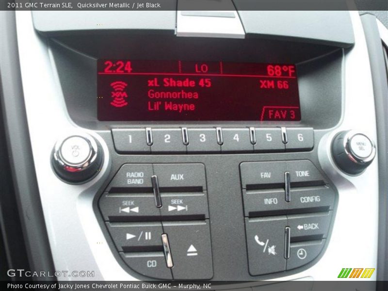 Controls of 2011 Terrain SLE