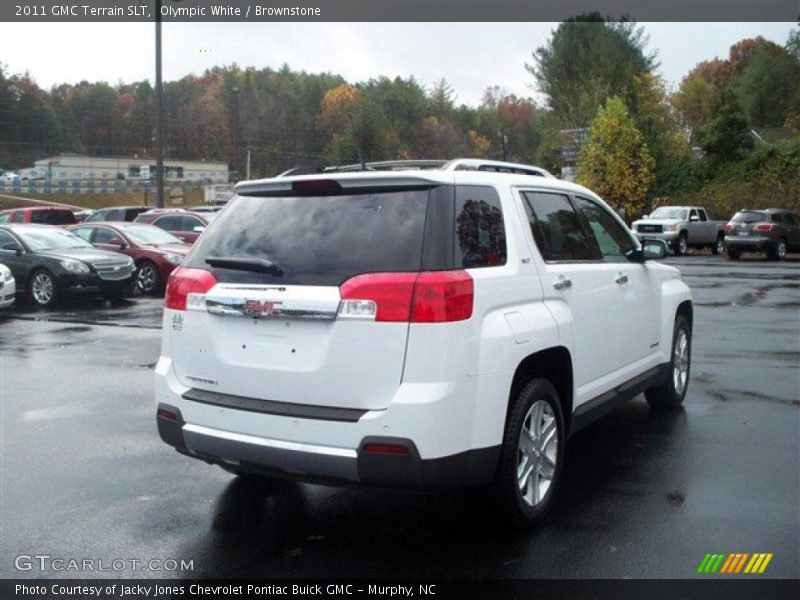 Olympic White / Brownstone 2011 GMC Terrain SLT
