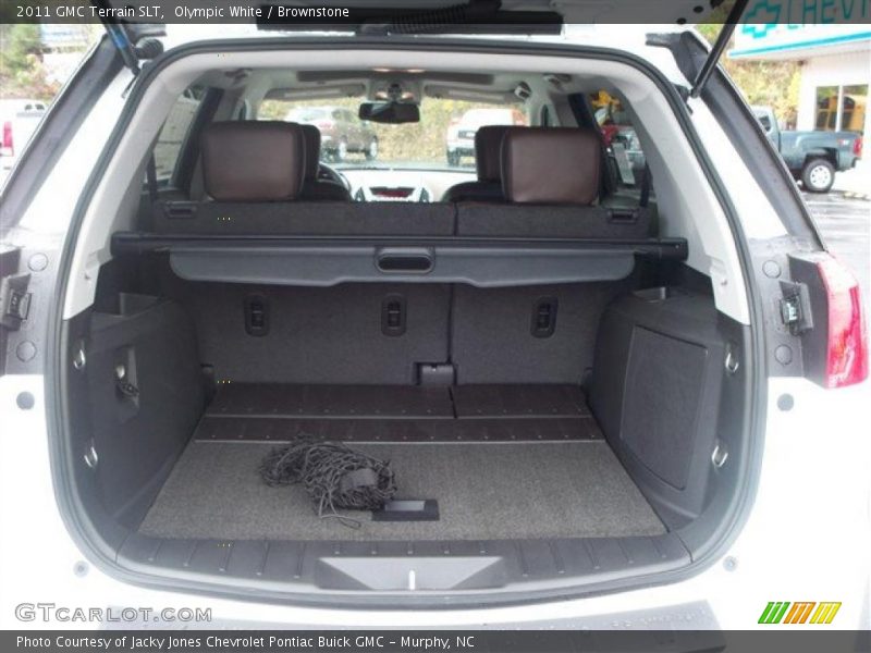 Olympic White / Brownstone 2011 GMC Terrain SLT
