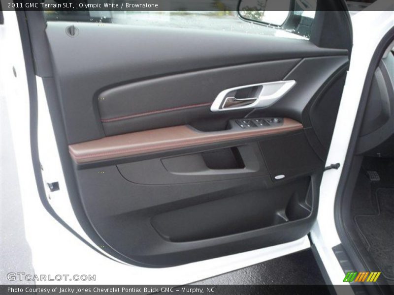 Olympic White / Brownstone 2011 GMC Terrain SLT