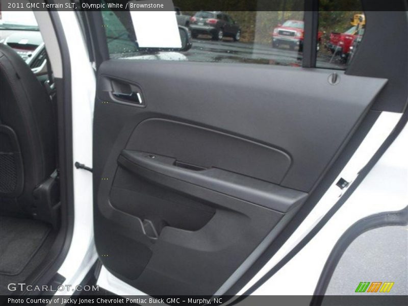 Olympic White / Brownstone 2011 GMC Terrain SLT