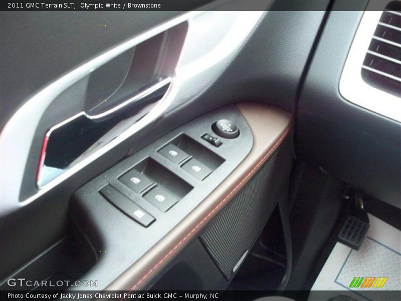 Olympic White / Brownstone 2011 GMC Terrain SLT