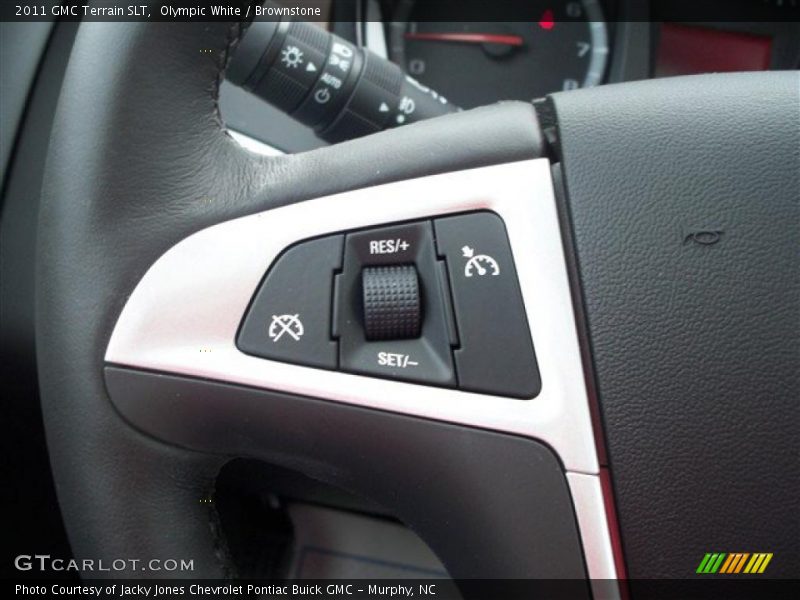 Olympic White / Brownstone 2011 GMC Terrain SLT