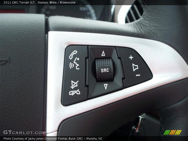 Olympic White / Brownstone 2011 GMC Terrain SLT