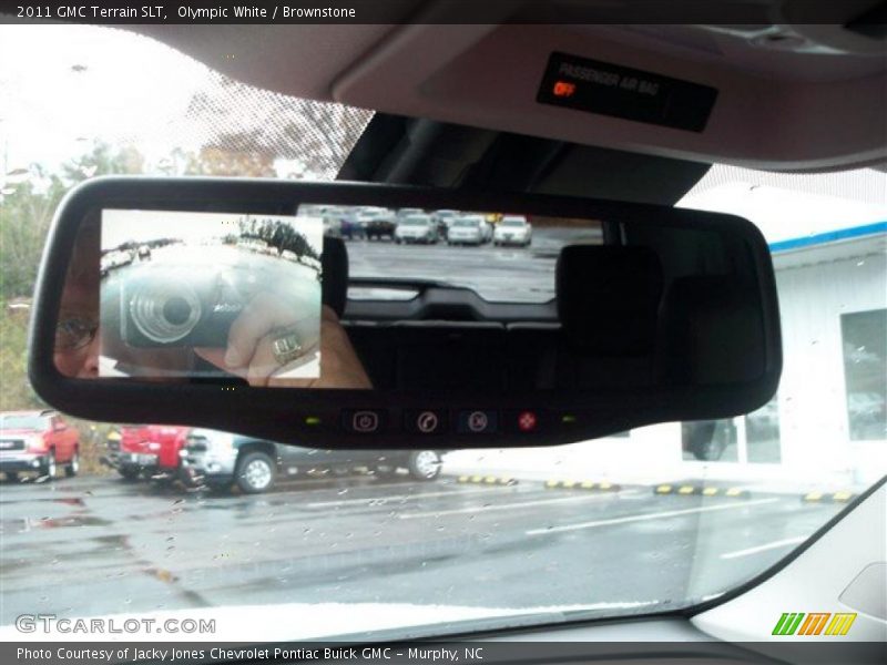 Olympic White / Brownstone 2011 GMC Terrain SLT