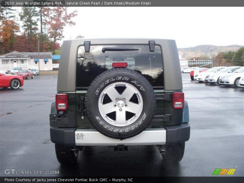 Natural Green Pearl / Dark Khaki/Medium Khaki 2010 Jeep Wrangler Sahara 4x4