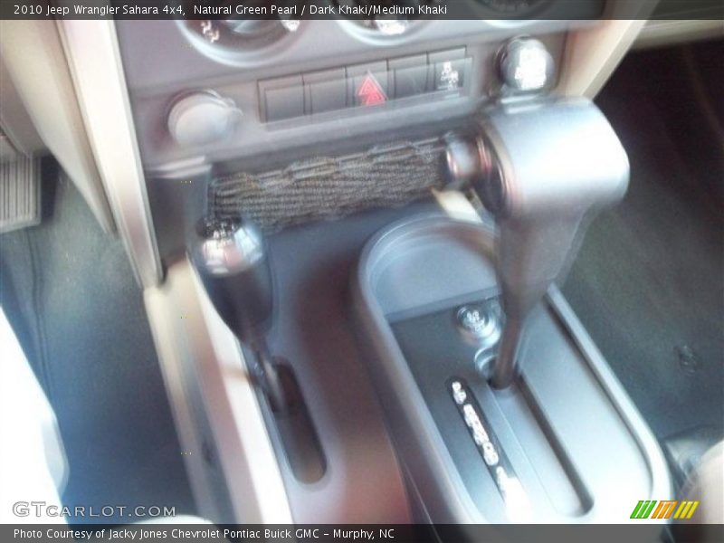 Natural Green Pearl / Dark Khaki/Medium Khaki 2010 Jeep Wrangler Sahara 4x4