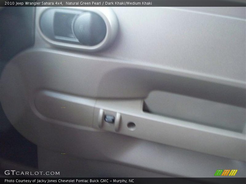 Natural Green Pearl / Dark Khaki/Medium Khaki 2010 Jeep Wrangler Sahara 4x4