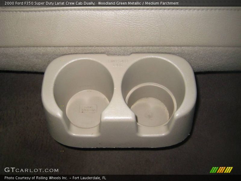 Woodland Green Metallic / Medium Parchment 2000 Ford F350 Super Duty Lariat Crew Cab Dually