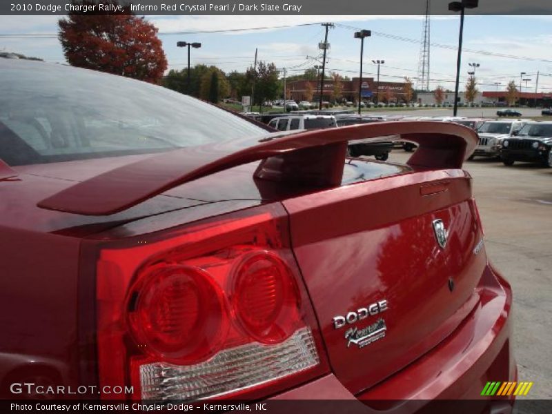 Inferno Red Crystal Pearl / Dark Slate Gray 2010 Dodge Charger Rallye