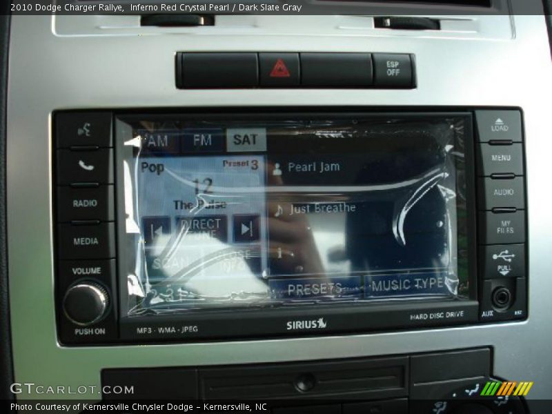 Navigation of 2010 Charger Rallye