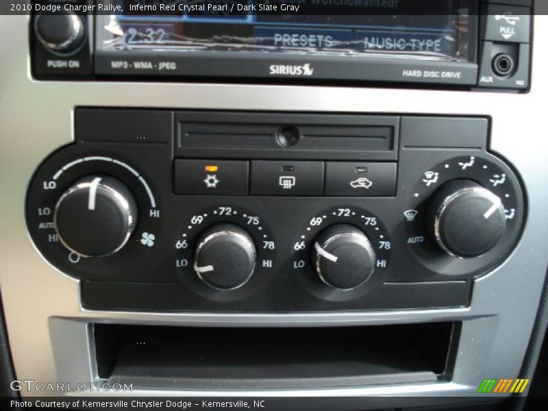 Controls of 2010 Charger Rallye