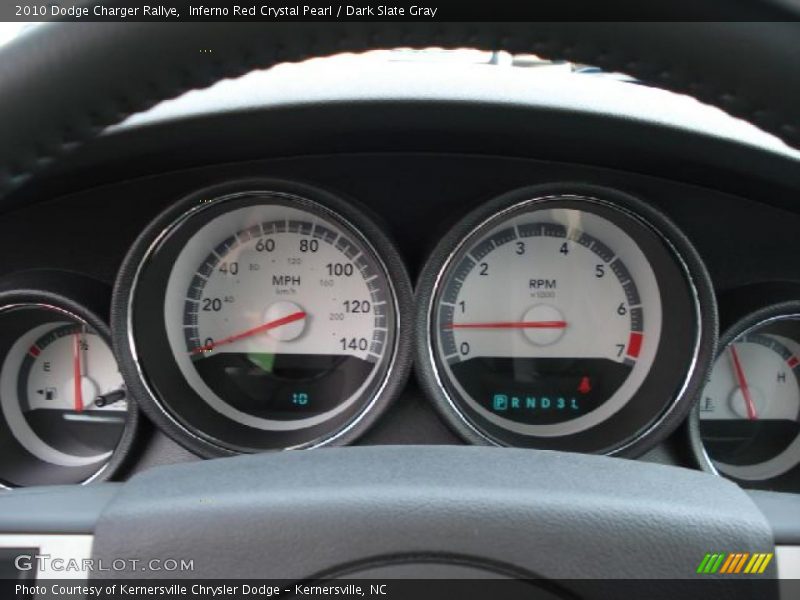 Inferno Red Crystal Pearl / Dark Slate Gray 2010 Dodge Charger Rallye