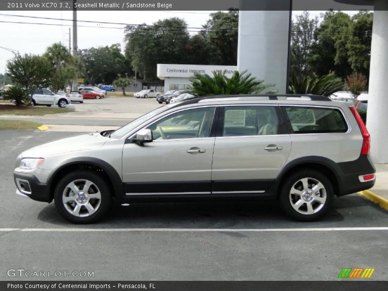 Seashell Metallic / Sandstone Beige 2011 Volvo XC70 3.2