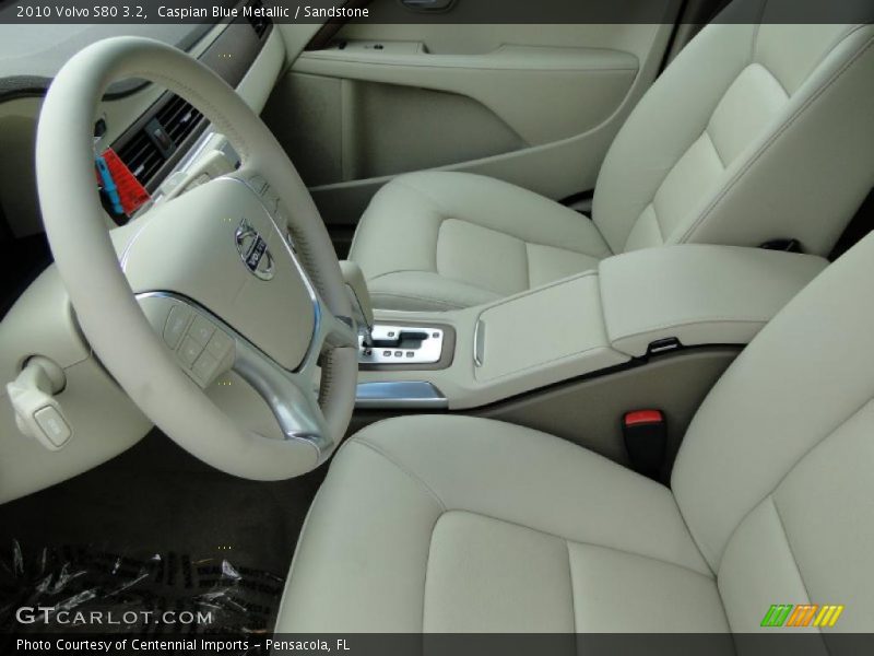 Caspian Blue Metallic / Sandstone 2010 Volvo S80 3.2