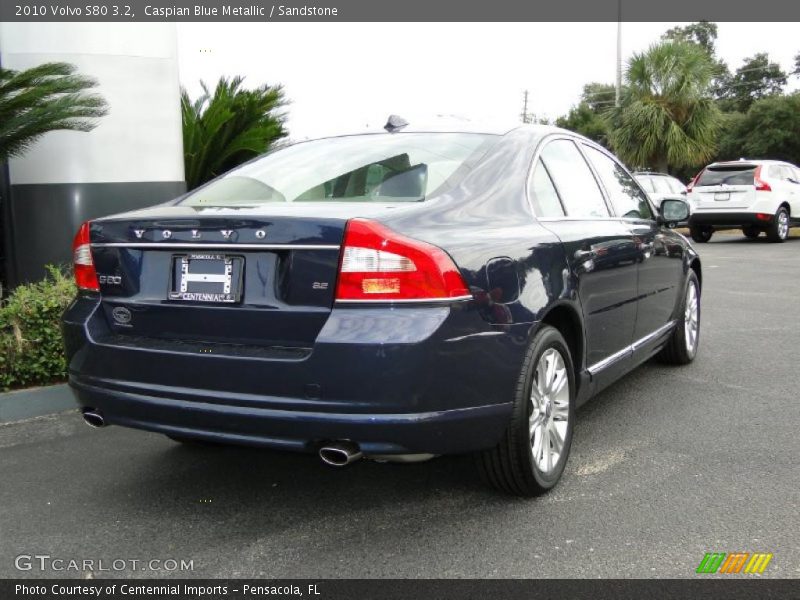 Caspian Blue Metallic / Sandstone 2010 Volvo S80 3.2