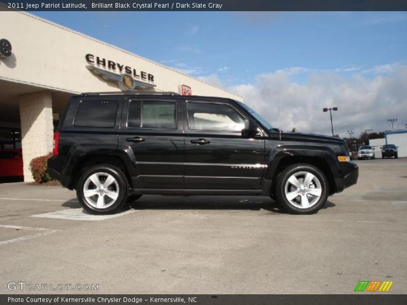 Brilliant Black Crystal Pearl / Dark Slate Gray 2011 Jeep Patriot Latitude