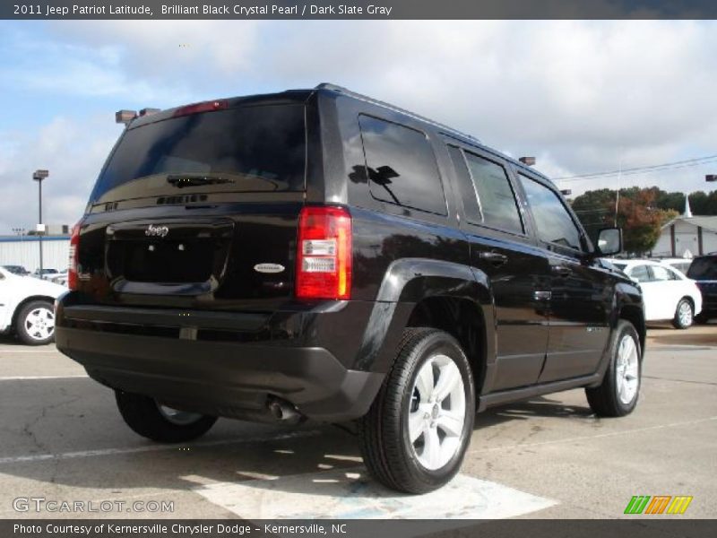 Brilliant Black Crystal Pearl / Dark Slate Gray 2011 Jeep Patriot Latitude