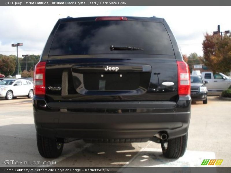 Brilliant Black Crystal Pearl / Dark Slate Gray 2011 Jeep Patriot Latitude