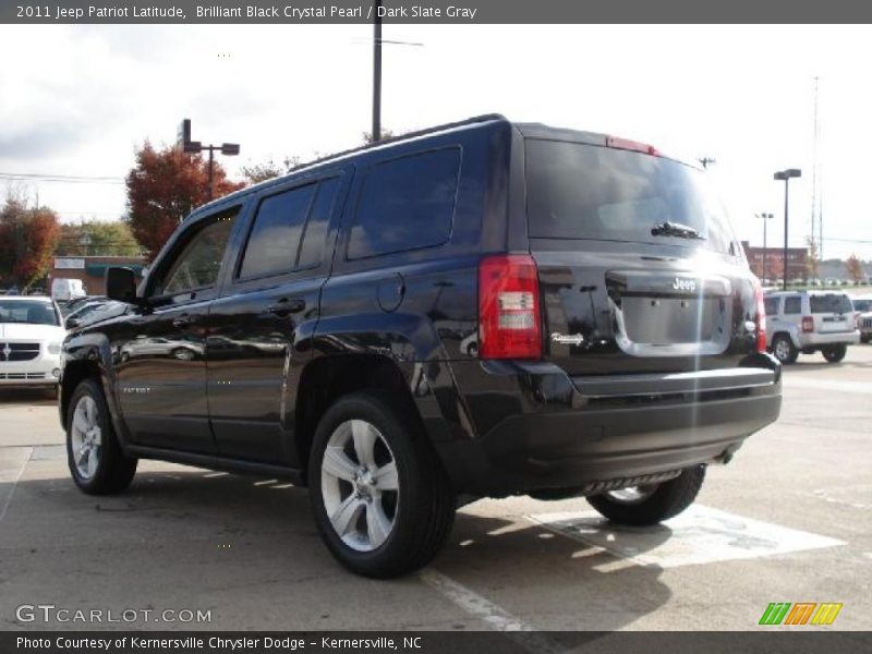 Brilliant Black Crystal Pearl / Dark Slate Gray 2011 Jeep Patriot Latitude