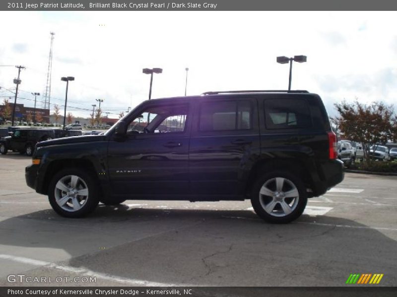 Brilliant Black Crystal Pearl / Dark Slate Gray 2011 Jeep Patriot Latitude