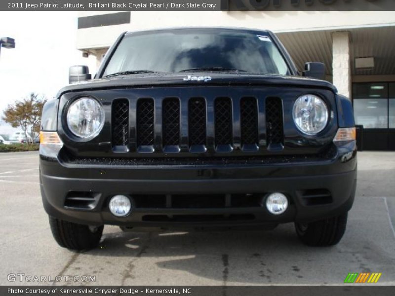 Brilliant Black Crystal Pearl / Dark Slate Gray 2011 Jeep Patriot Latitude