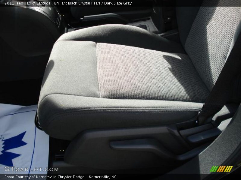 Brilliant Black Crystal Pearl / Dark Slate Gray 2011 Jeep Patriot Latitude