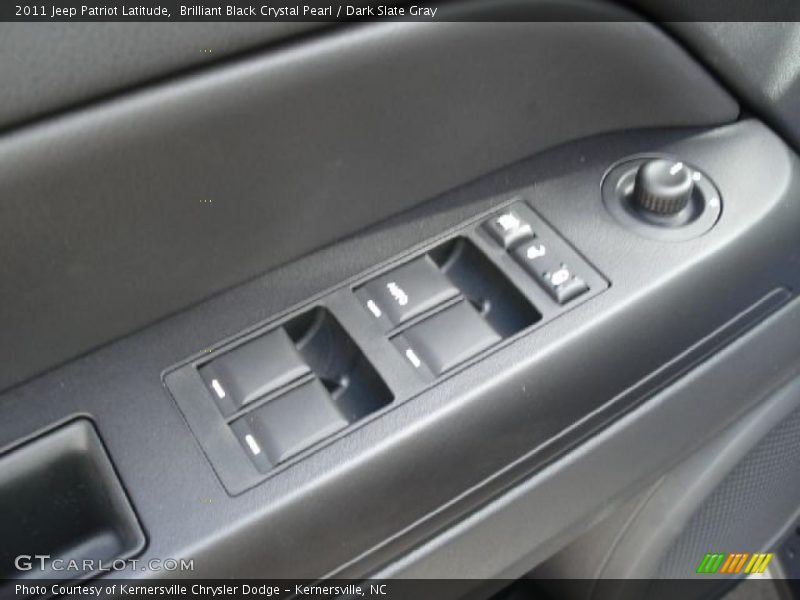 Brilliant Black Crystal Pearl / Dark Slate Gray 2011 Jeep Patriot Latitude