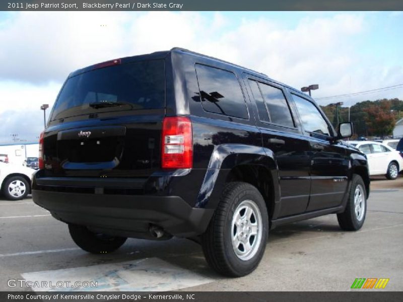 Blackberry Pearl / Dark Slate Gray 2011 Jeep Patriot Sport
