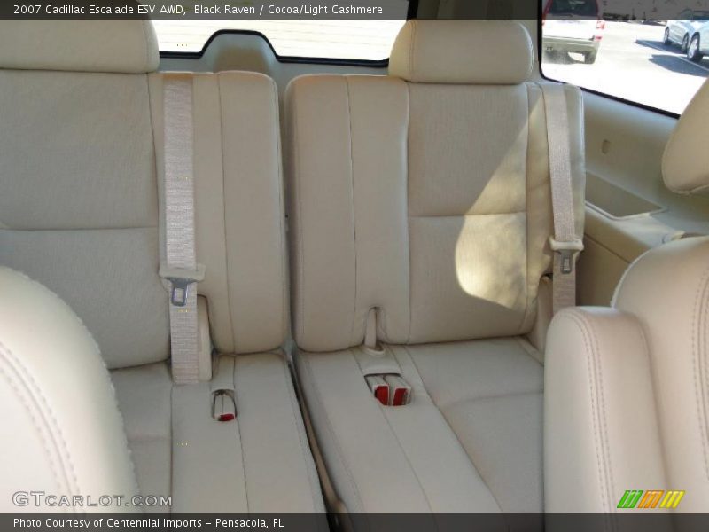 Black Raven / Cocoa/Light Cashmere 2007 Cadillac Escalade ESV AWD