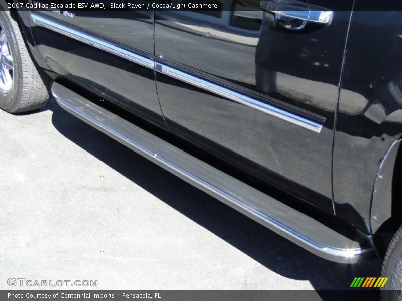 Black Raven / Cocoa/Light Cashmere 2007 Cadillac Escalade ESV AWD