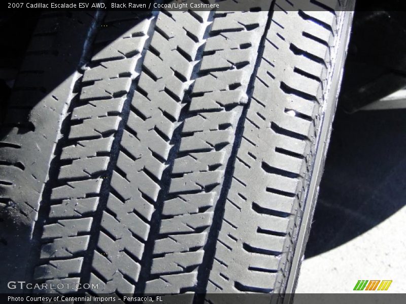 Black Raven / Cocoa/Light Cashmere 2007 Cadillac Escalade ESV AWD